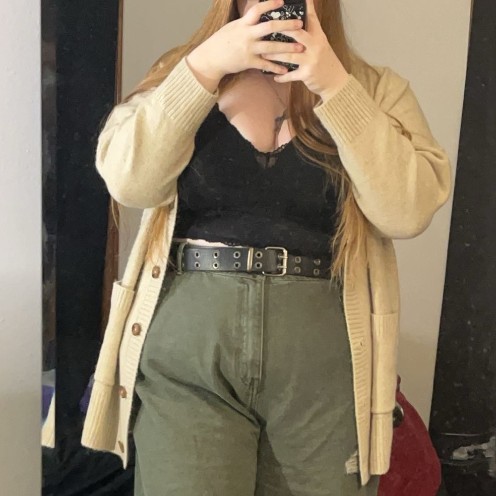 Tan Cardigan